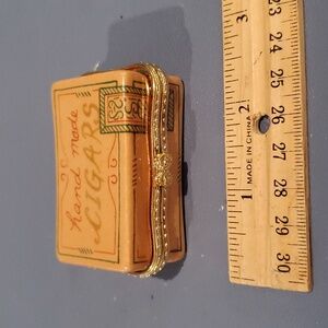 Vintage Ceramic cigar box by Lillian Vernon